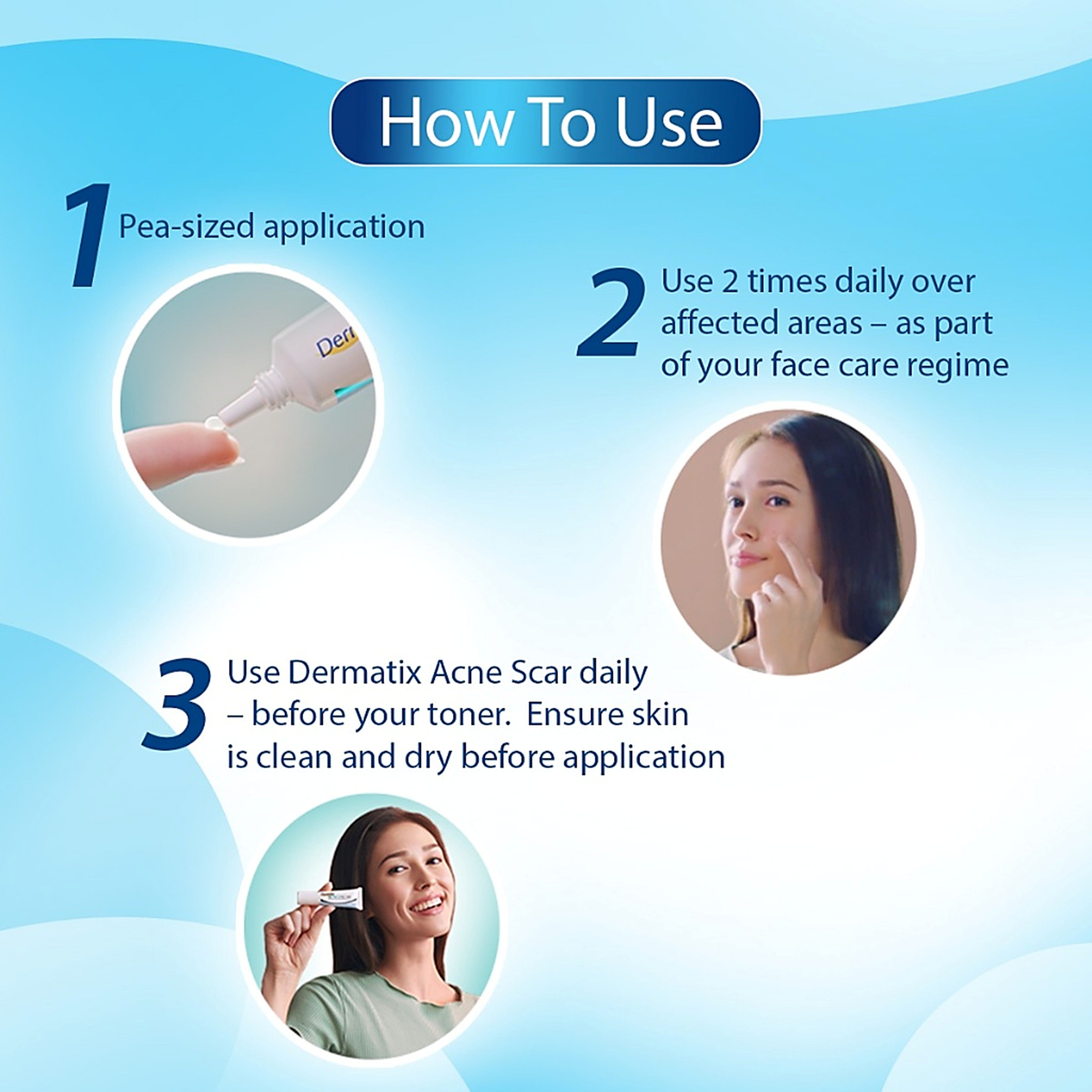 Dermatix Acne + Scar Advanced Gel - For Acne Scars and Dark Spots (7g)