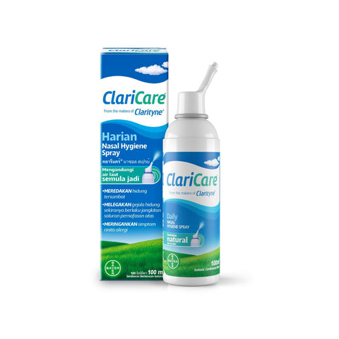 ClariCare Daily Nasal Hygiene Isotonic Continuous Spray 100mL