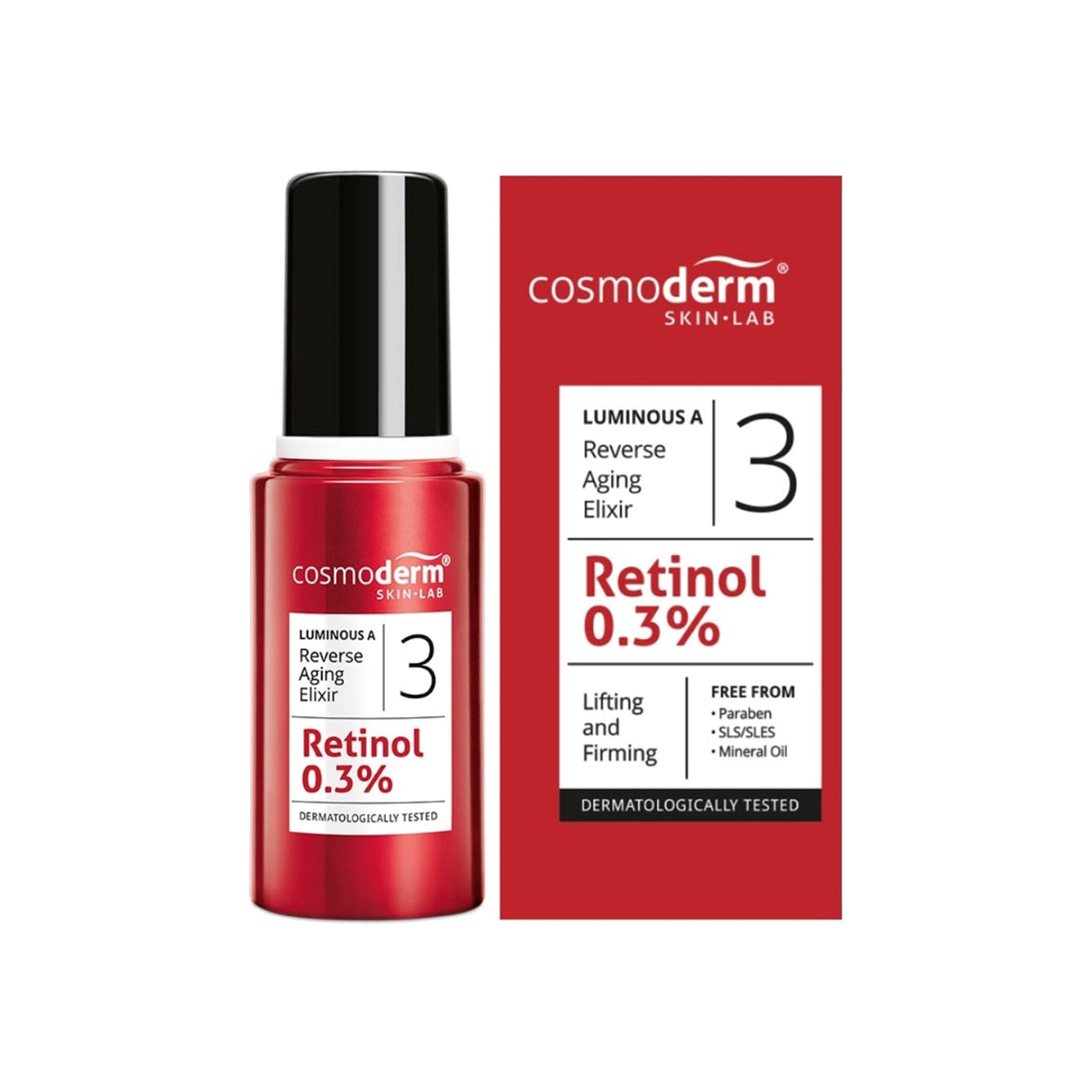 Cosmoderm Luminuos A Reverse Aging Elixir (30ml)
