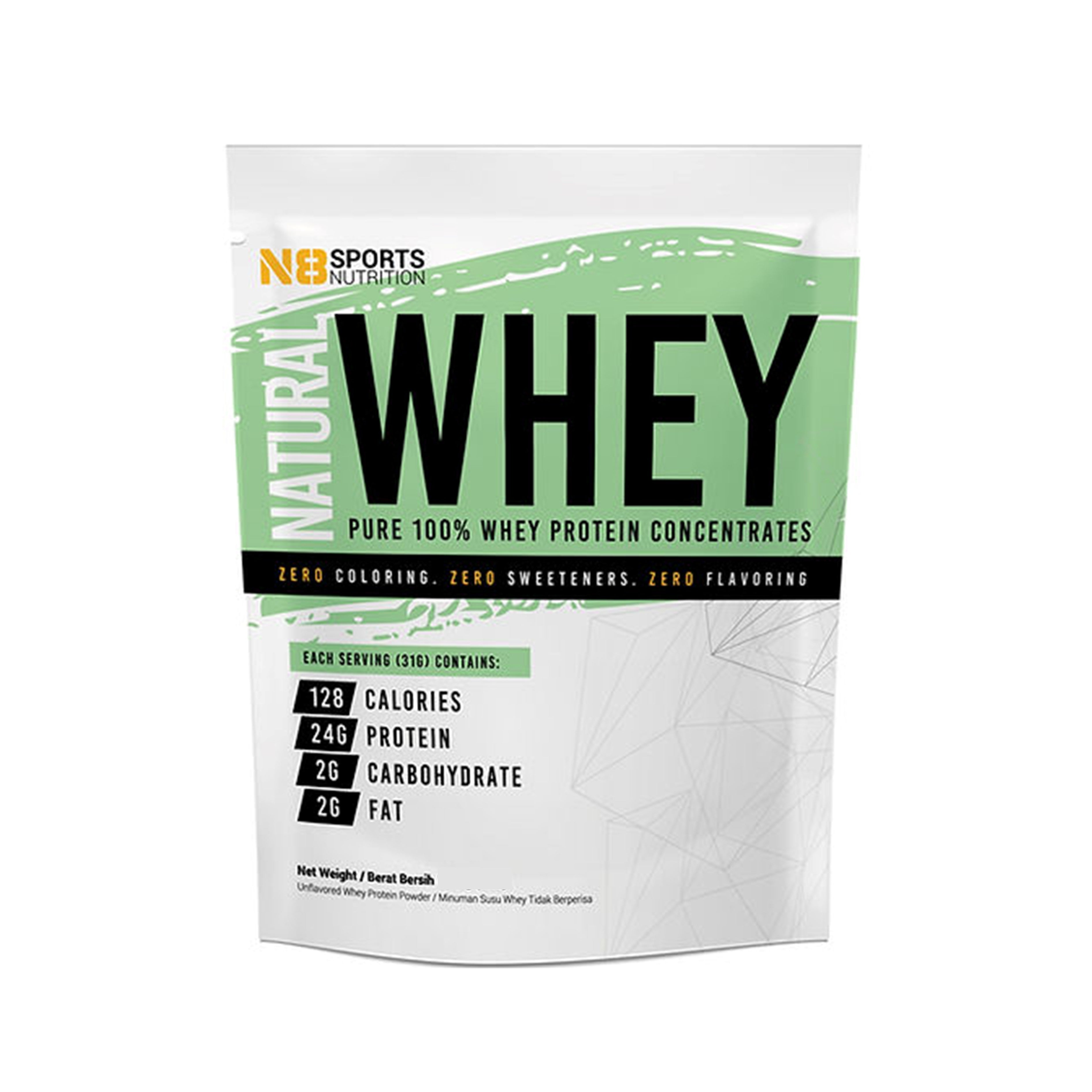 N8 Natural Whey Powder 500g (Unflavoured)
