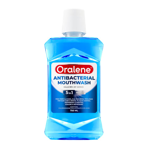 Oralene Antibacterial Mouthwash 750mL - Chlorhexidine Digluconate 0.12%
