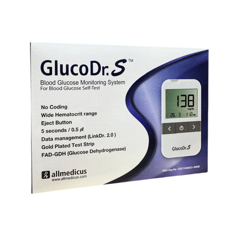 Gluco Dr.S Blood Glucose Monitoring System (AGM-513S) Starter Kit 1’s