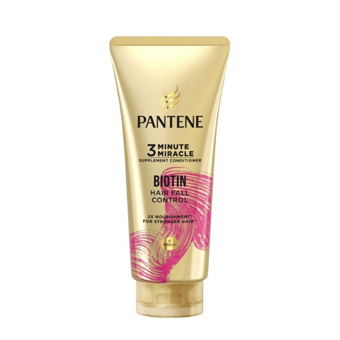 Pantene 3 Minute Miracle Supplement Conditioner (Biotin - Hair Fall Control) 300mL