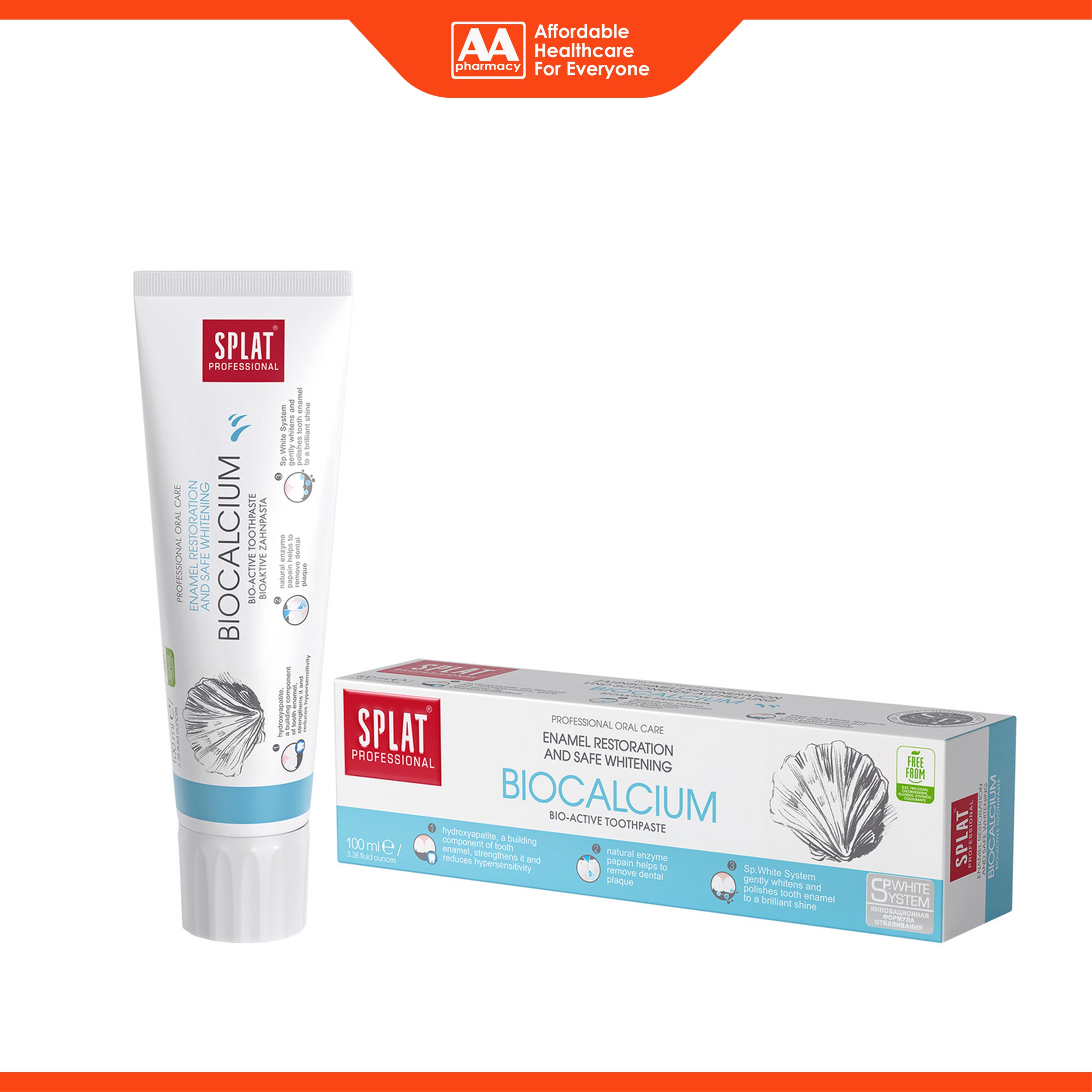 SPLAT Professional Bio-Active Toothpaste (Biocalcium) 100mL