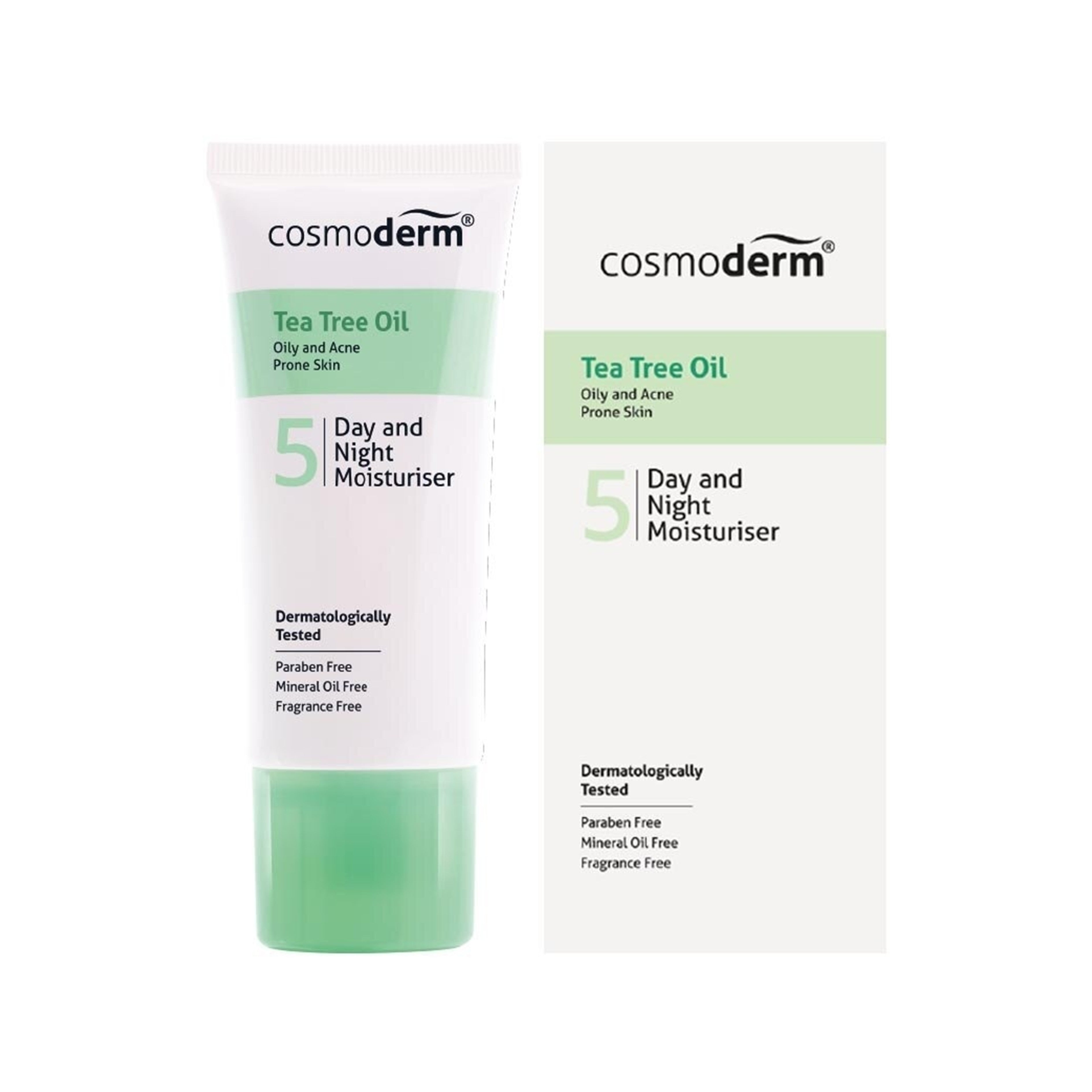 Cosmoderm Tea Tree Oil Day and Night Moisturizer (50ml)