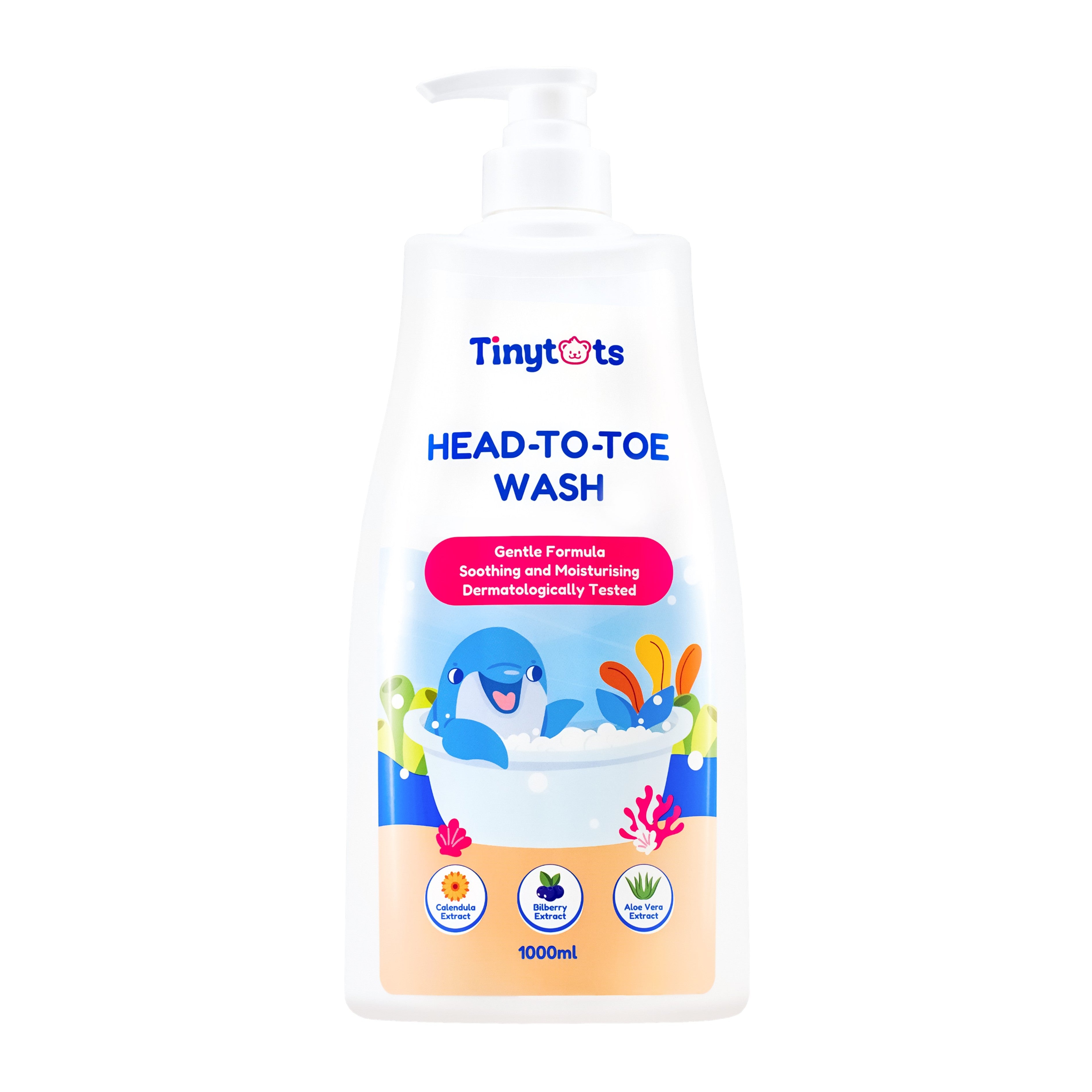 Tinytots Head-To-Toe Wash (1000ml)