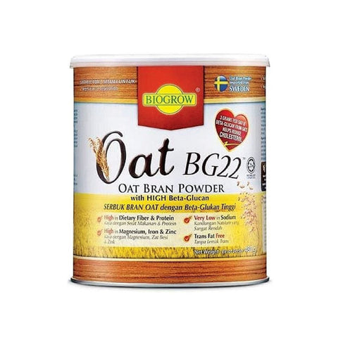 Biogrow Oat BG22 Oat Bran Powder 480g