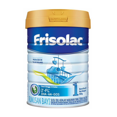 Frisolac Infant’s Nutrition Milk Formula Step 1 (For Age 0-12 Months)  900g