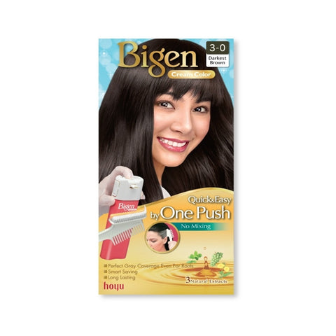 Bigen Cream Color 3-0 Darkest Brown
