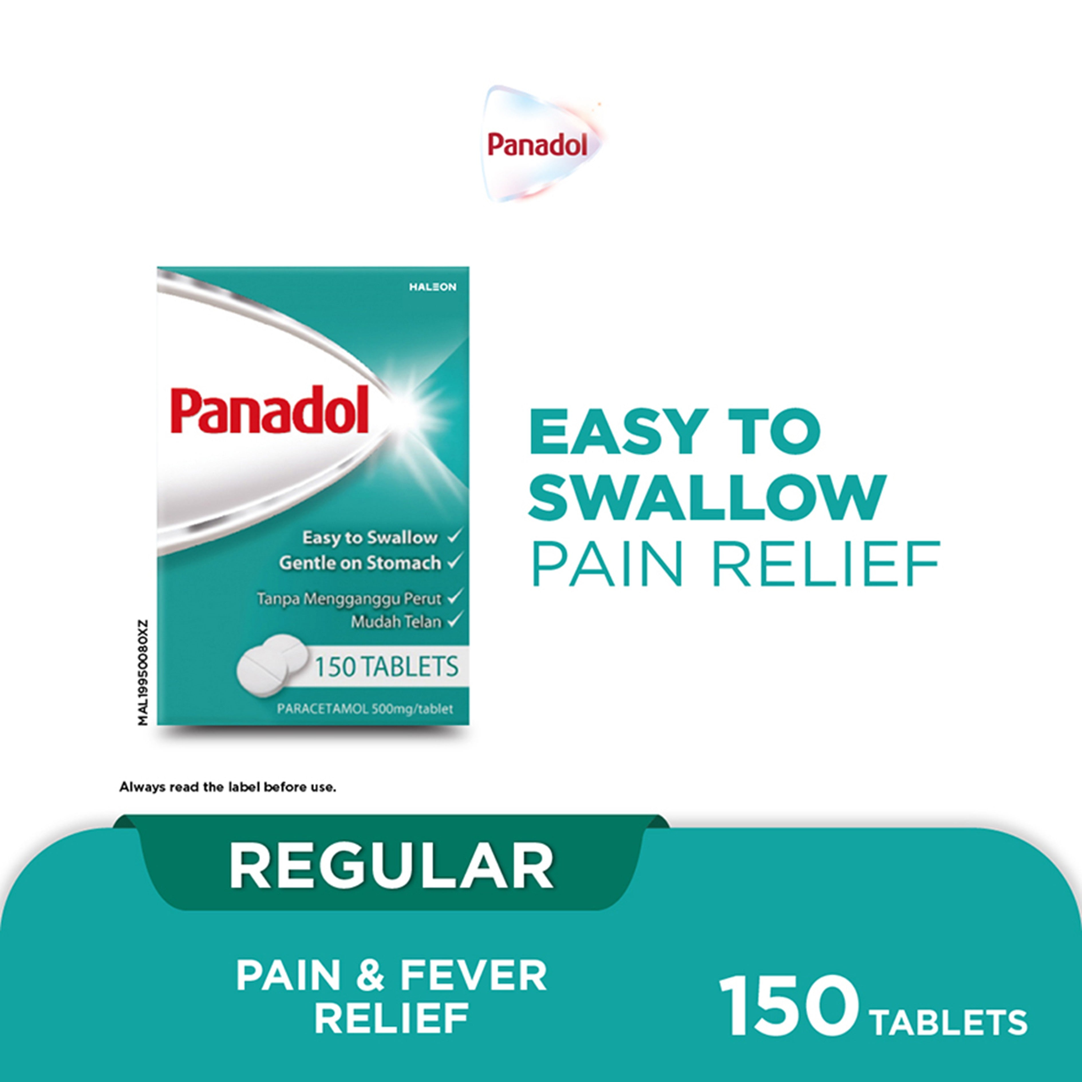 Panadol Regular 500mg Coated Tablet 15x10's