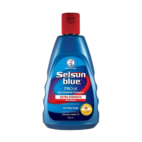 Selsun Blue PRO-X Anti-Dandruff Shampoo 200mL (Extra Strength with Menthol)