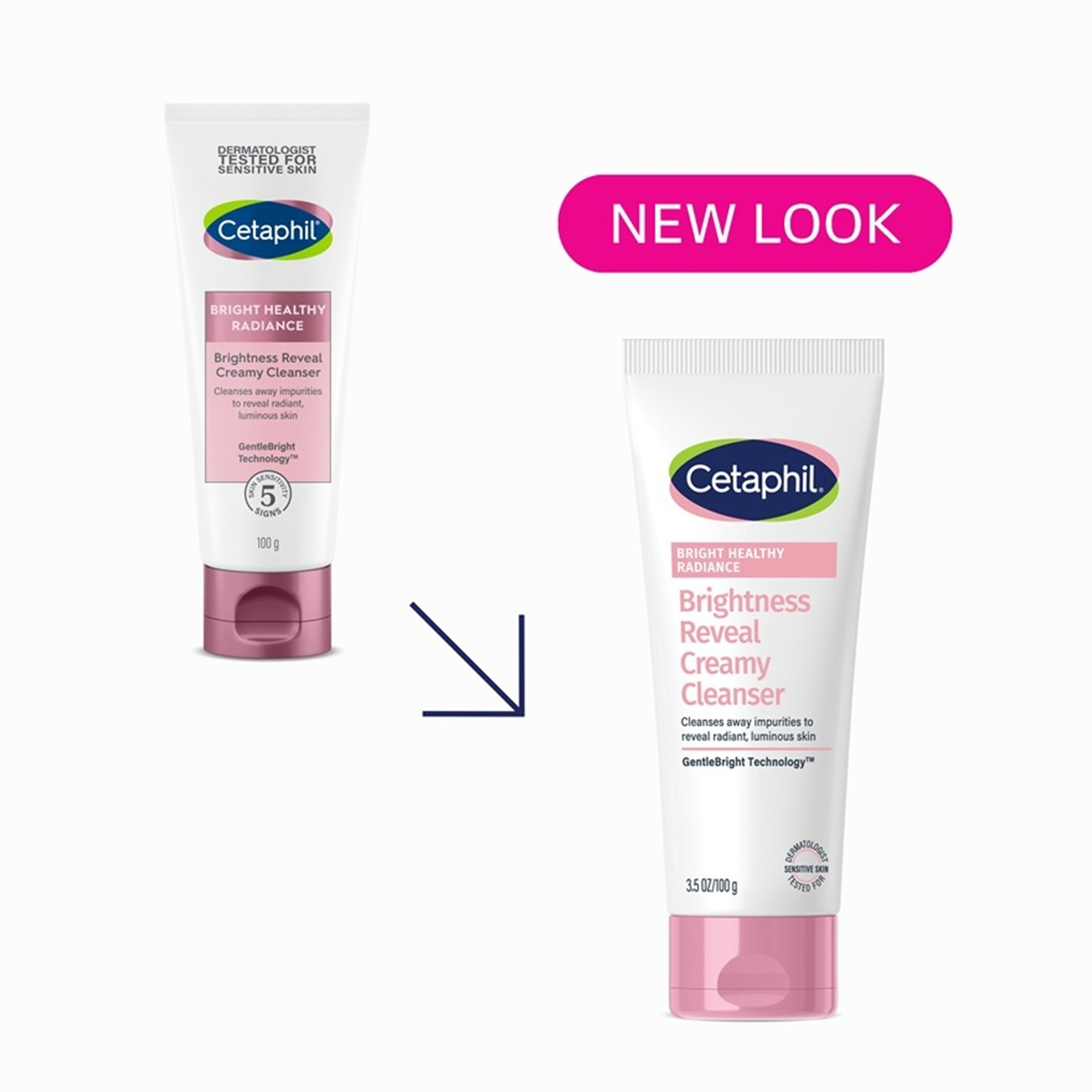 Cetaphil Bright Healthy Radiance Brightness Reveal Creamy Cleanser 100g
