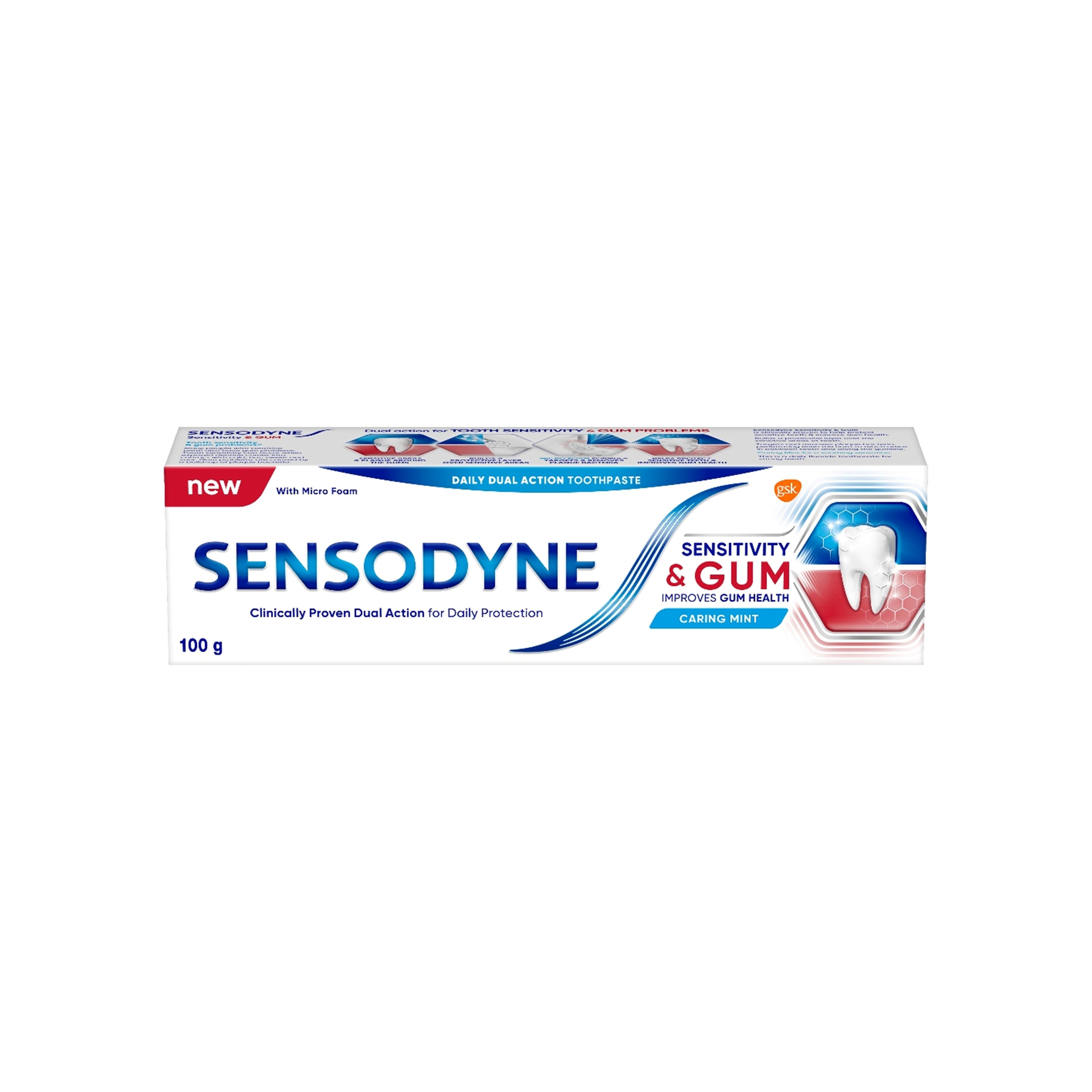 Sensodyne Toothpaste (Sensitivity and Gum, Caring Mint Flavour) 100g