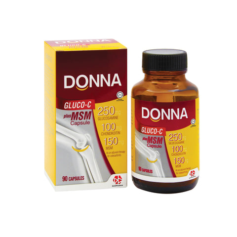 Donna Gluco-C Plus MSM Capsule 2x90's [Twinpack]