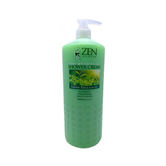 Zen Garden Shower Cream (Green Tea and Aloe Vera) 2.1L
