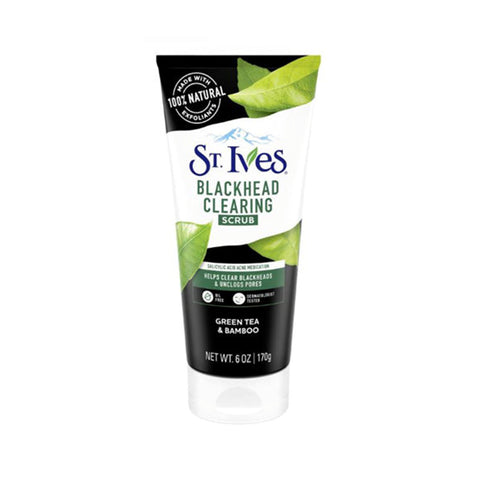 ST. Ives Blackhead Clearing Scrub (Green Tea and Bamboo) 170g