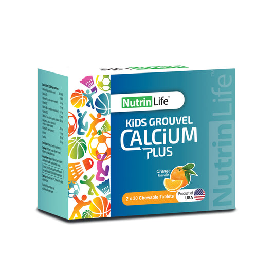NutrinLife Kids Grouvel Calcium Plus Chewable Tablet 2x30's