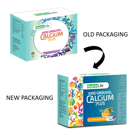 NutrinLife Kids Grouvel Calcium Plus Chewable Tablet 2x30's