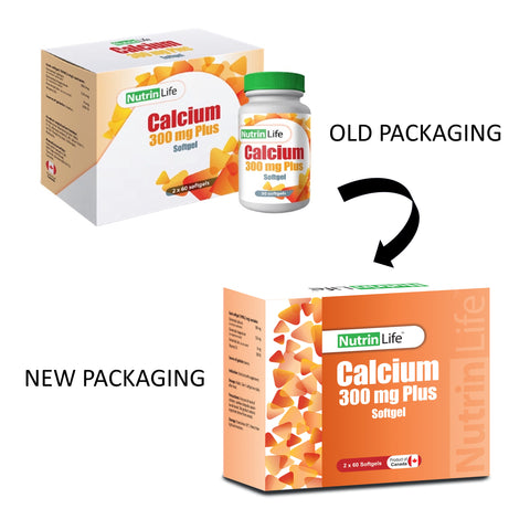 NutrinLife Calcium 300mg Plus Softgel 3x60's
