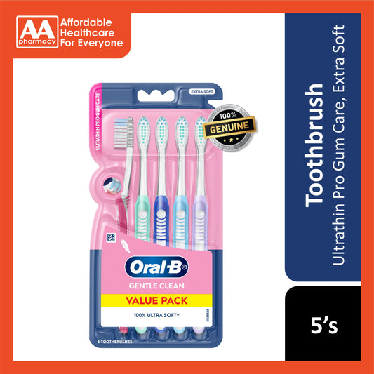 Oral-B Toothbrush (Ultrathin Pro Gum Care, Extra Soft) 5's