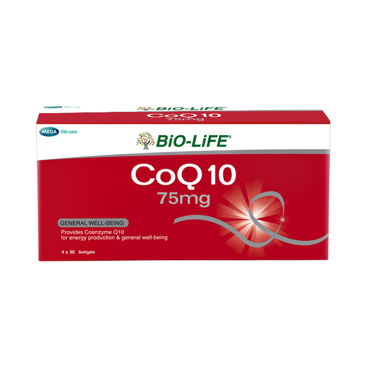 BiO-LiFE CoQ10 75mg Softgel (4 x 30's)