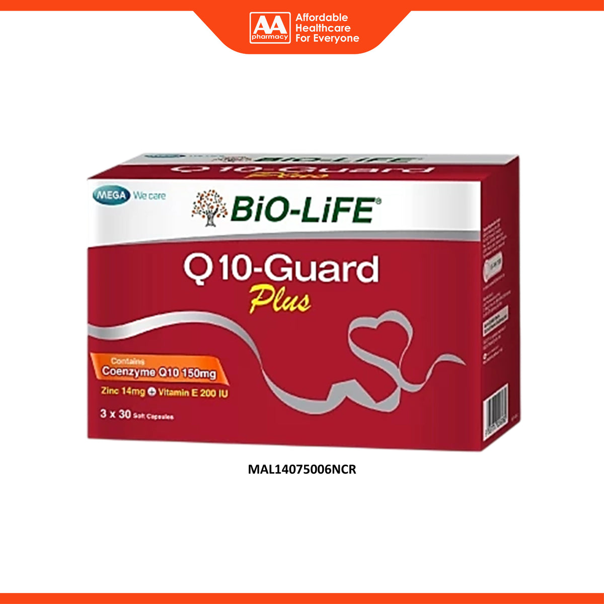 BiO-LiFE Q10-Guard Plus 150mg Soft Capsule (3 x 30's)