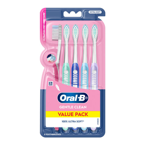 Oral-B Toothbrush (Ultrathin Pro Gum Care, Extra Soft) 5's