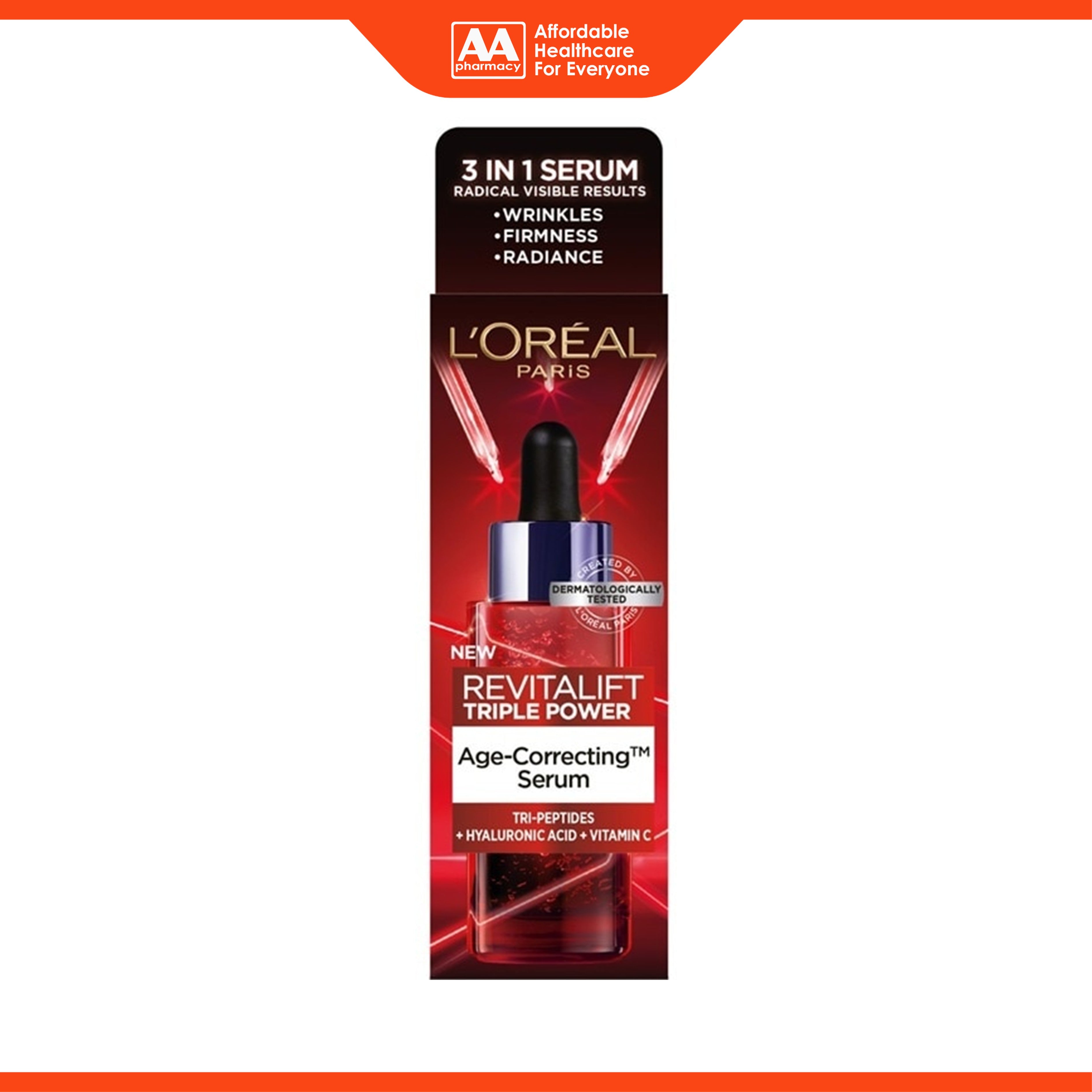 L'Oréal Paris RevitaLift Triple Power Age-Correcting Serum 30mL