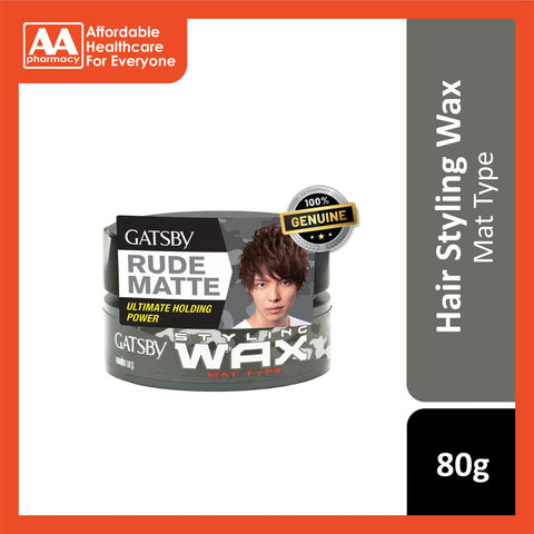 Gatsby Styling Wax (Mat Type) 80g
