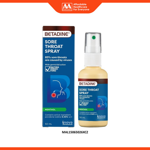 Betadine Sore Throat Spray 50mL