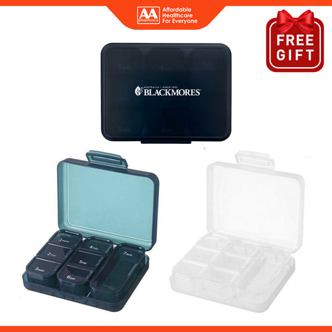 [NOT FOR SALE] AA FG: Blackmores Daily Pill Box (Blue/White) 1's