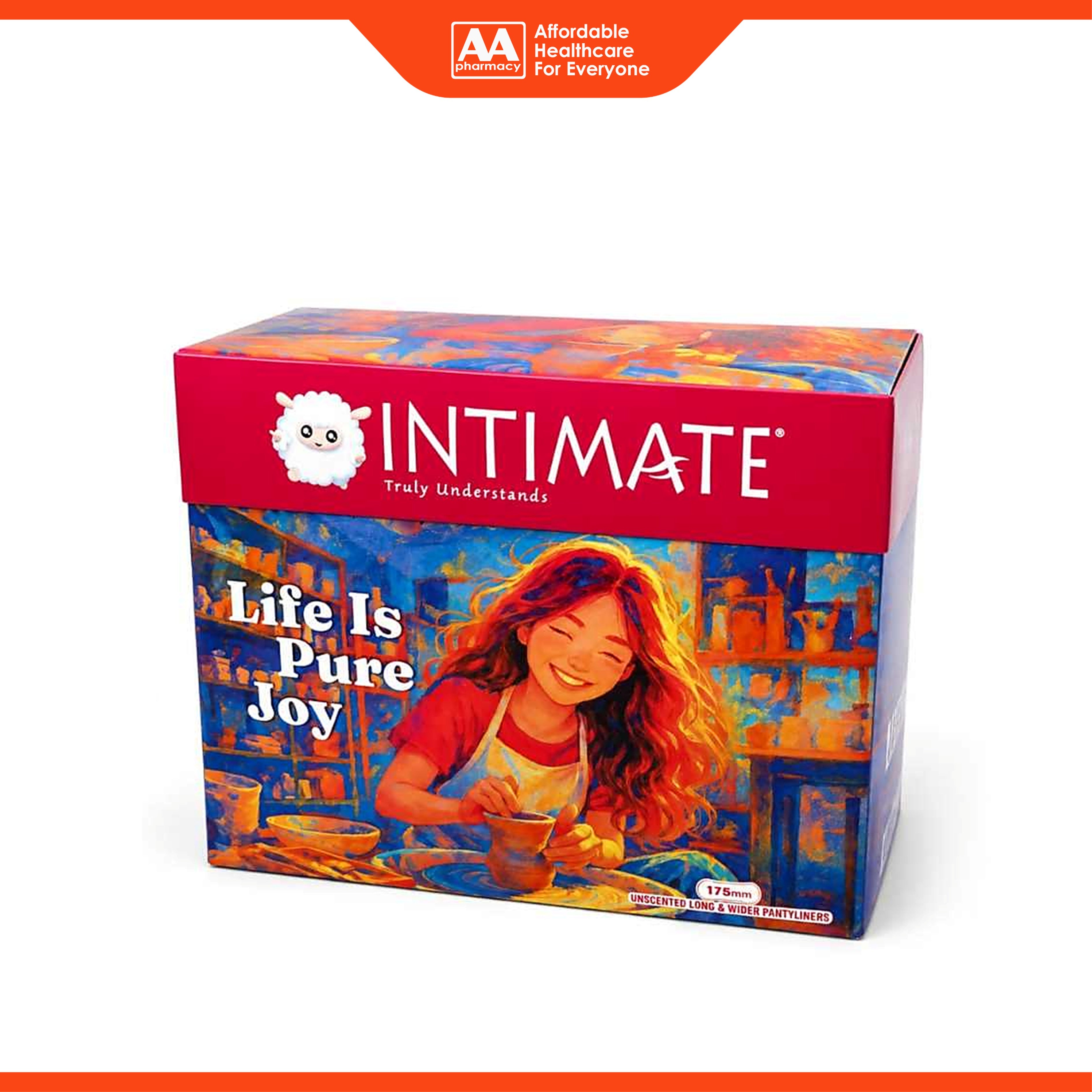 Intimate Pantyliners (Unscented Long and Wider, 175mm) 60's