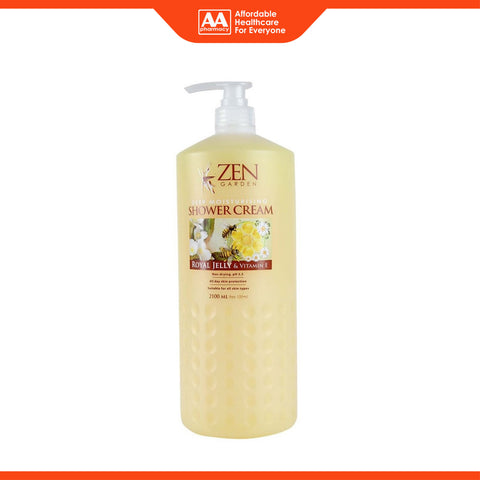 Zen Garden Shower Cream (Royal Jelly and Vitamin E) 2.1L