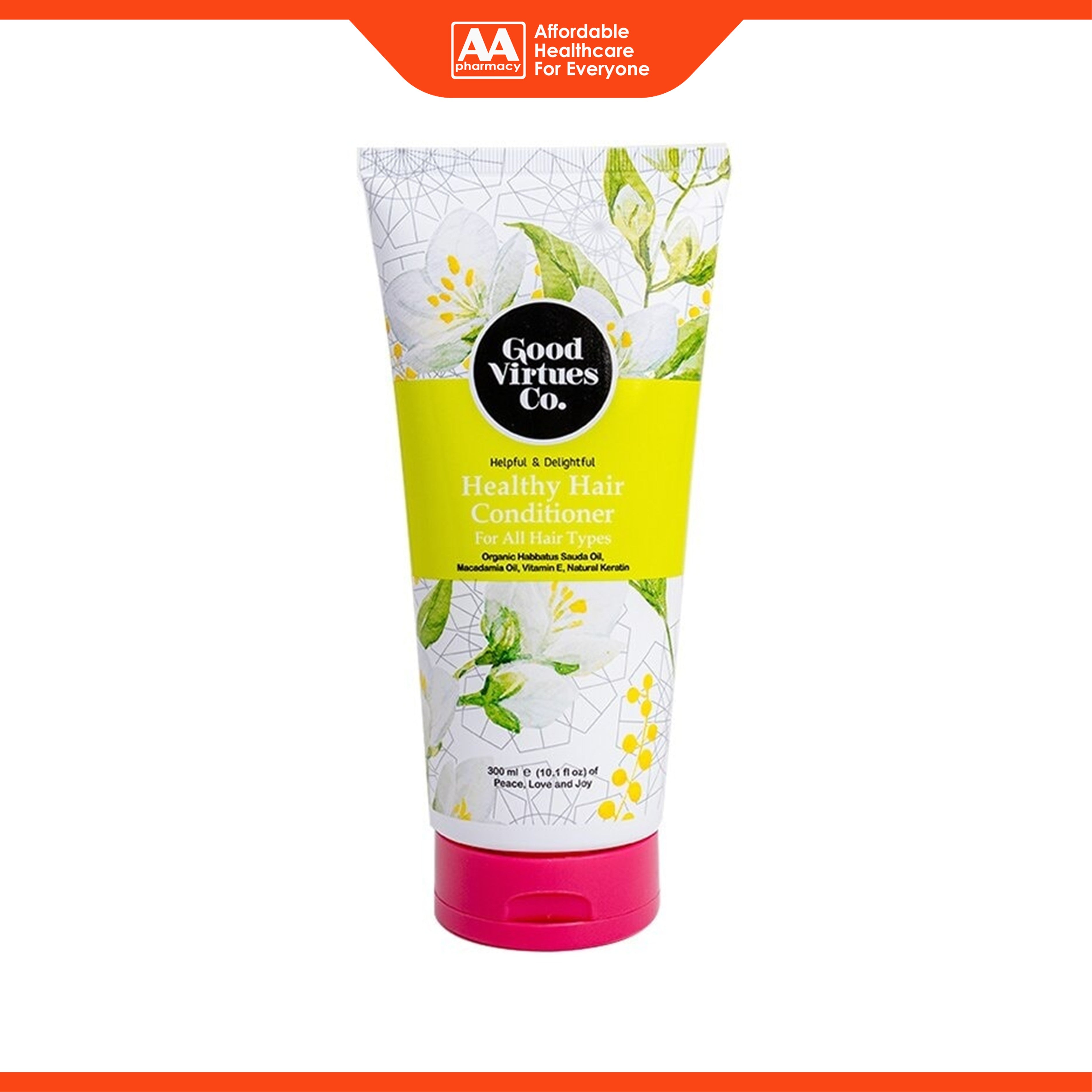 Good Virtues Co. Healthy Hair Conditioner for All Hair Types (300ml)