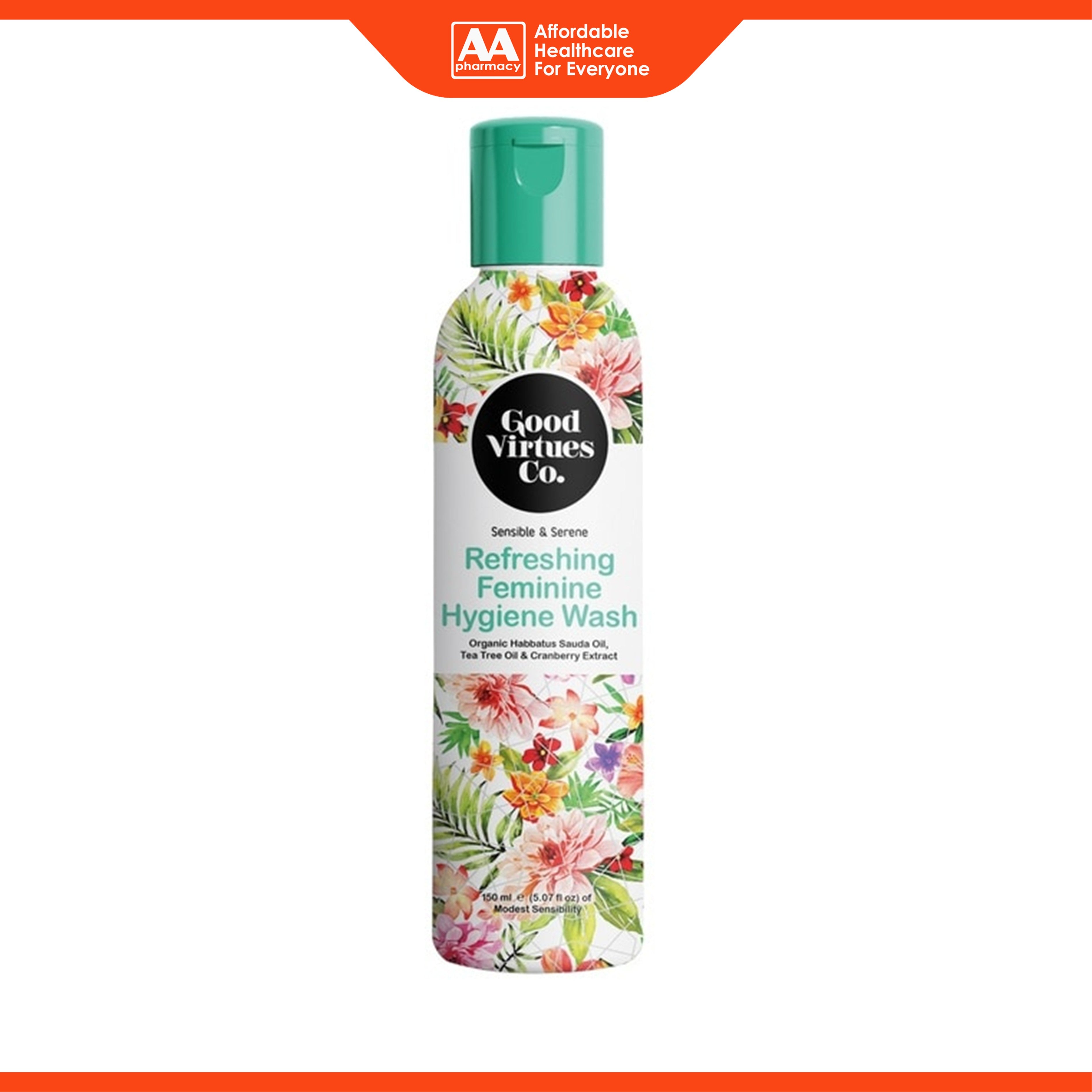 Good Virtues Co. Refreshing Feminine Hygiene Wash (150ml)