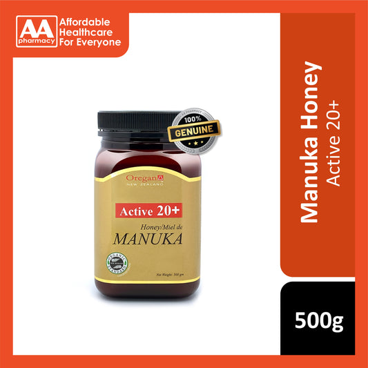 Oregan Manuka Honey Active 20+ 500g