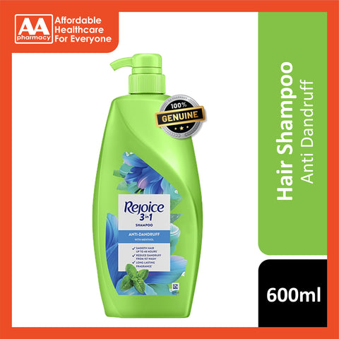 Rejoice Anti Dandruff 3-In-1 Shampoo 600mL