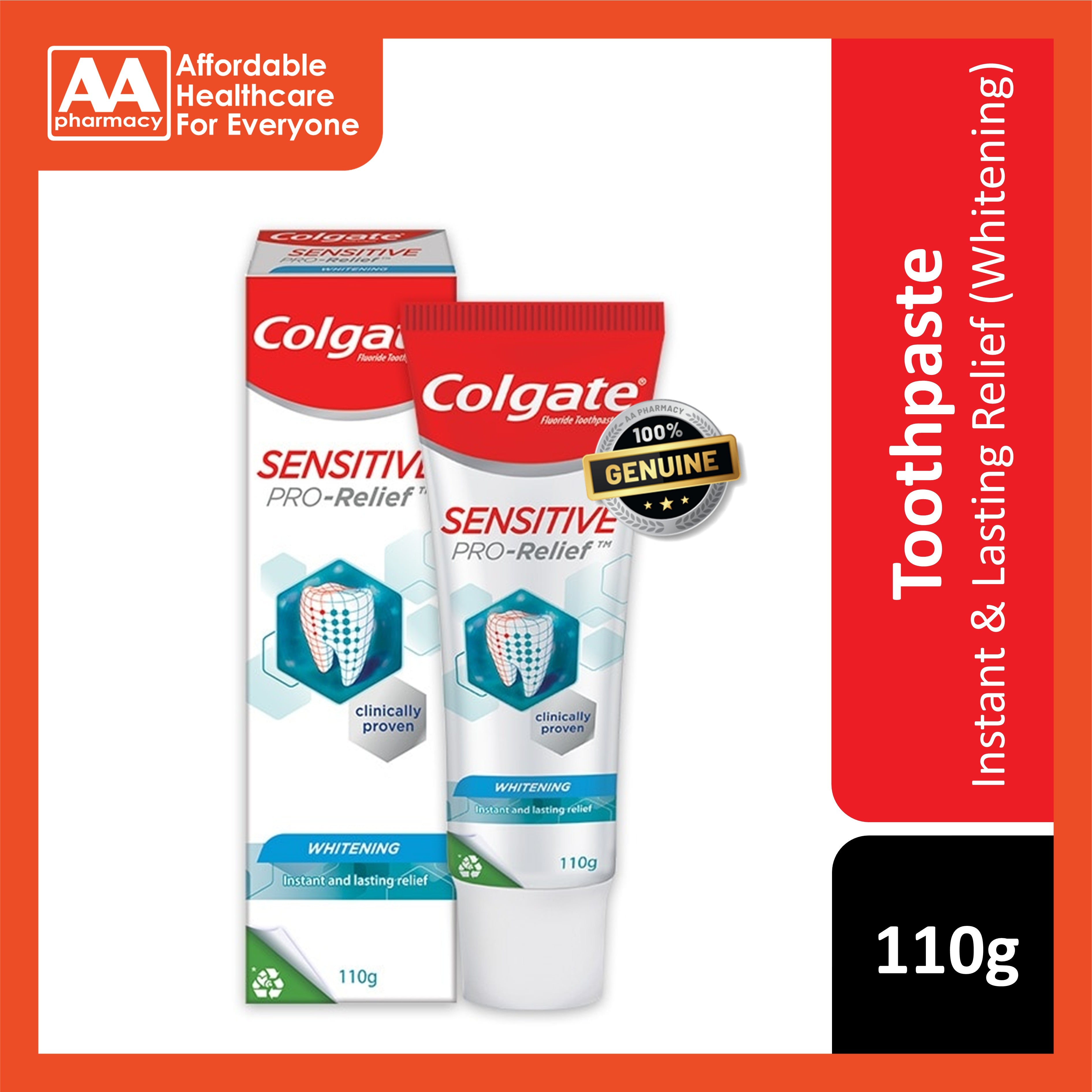 Colgate Sensitive PRO-Relief (Whitening) Toothpaste 110g