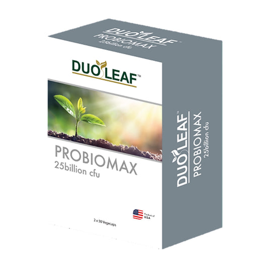 Duoleaf Probiomax 25 Billion CFU Vegecapsule 2x50's