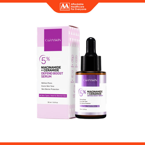 Curaskin 5% Niacinamide + Ceramide Defend Boost Serum 30mL