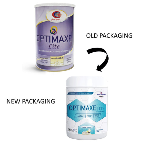 Optimaxe Lite Complete Balanced Nutrition 400g (Vanilla Flavour)