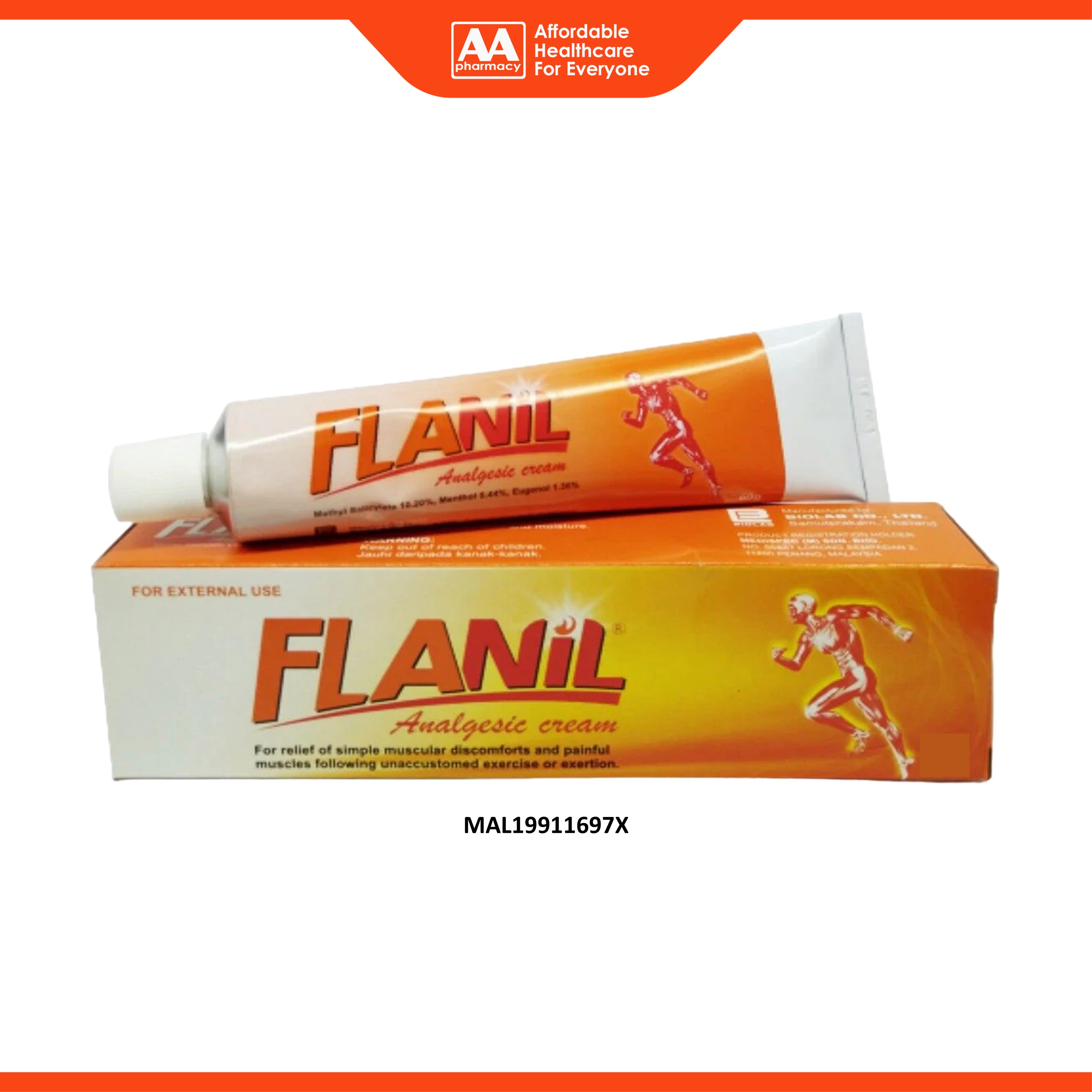 Flanil Analgesic Cream 60g