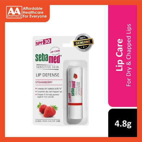 Sebamed Lip Defense with SPF 30 (Strawberry) 4.8g