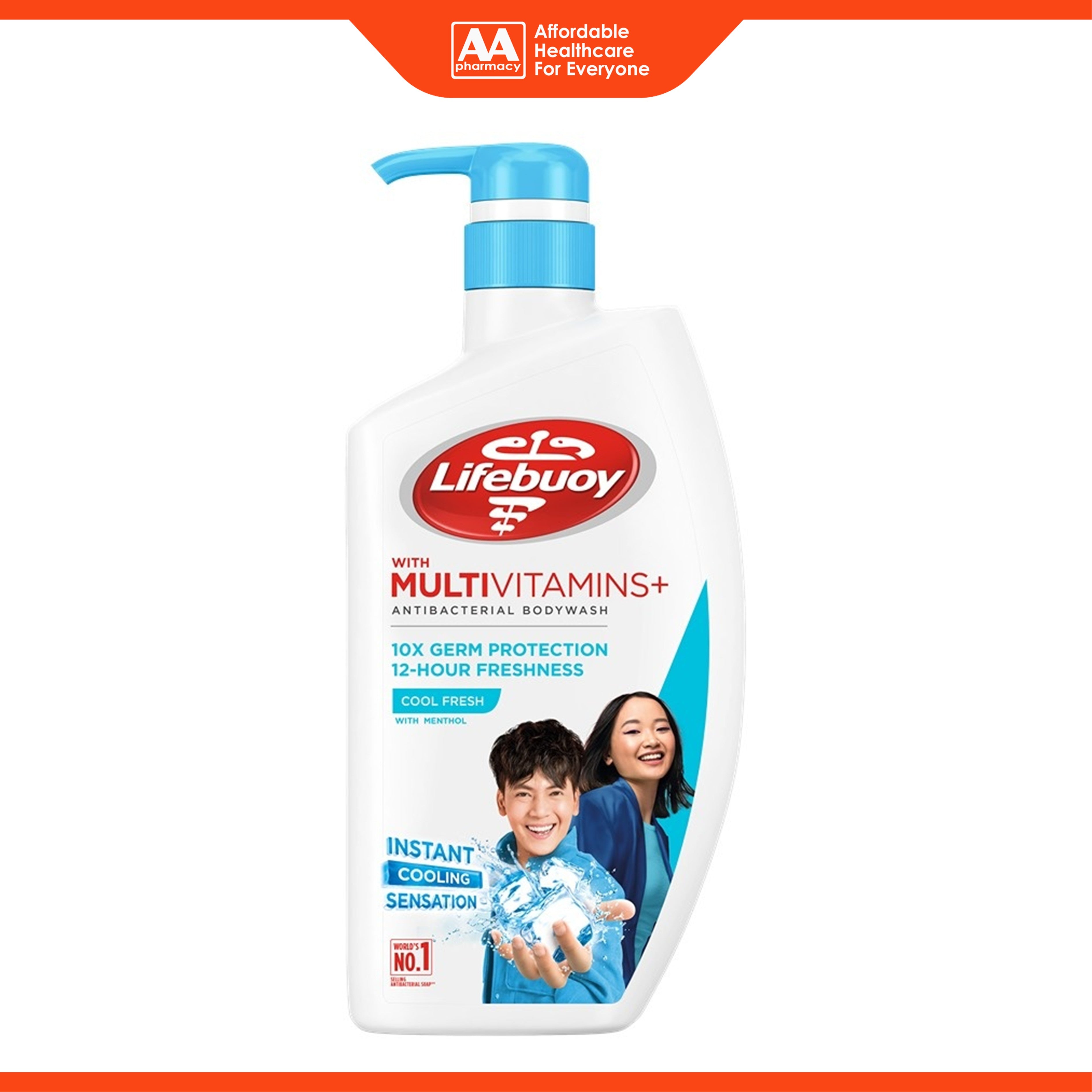 Lifebuoy Antibacterial Body Wash with Multivitamins (Cool Fresh with Menthol) 920mL
