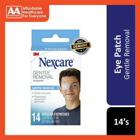 3M Nexcare Gentle Removal Eye Patch 14's (Regular)