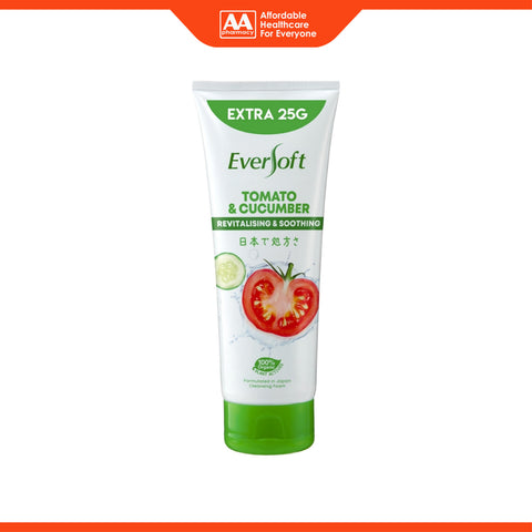 EverSoft Tomato and Cucumber (Revitalizing and Soothing) Cleansing Foam 195g