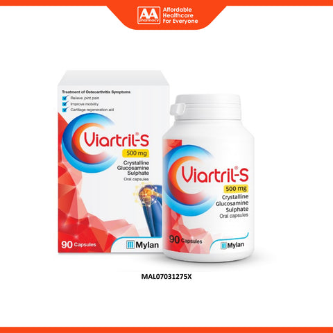 Viartril-S 500mg (Crystalline Glucosamine Sulphate) Capsule 90's