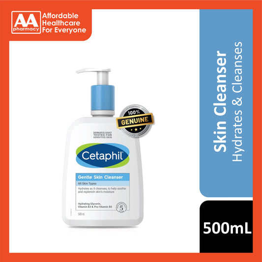 Cetaphil Gentle Skin Cleanser For Face & Body 500mL