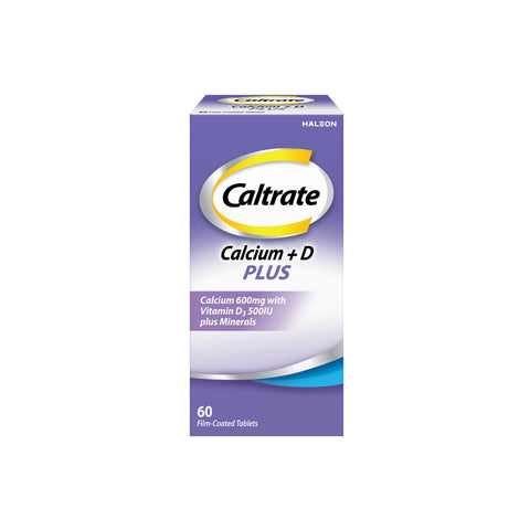Caltrate Calcium 600mg + D Plus Tablet 60's