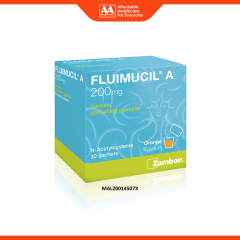 Fluimucil A 200mg Granules Sachet 30's